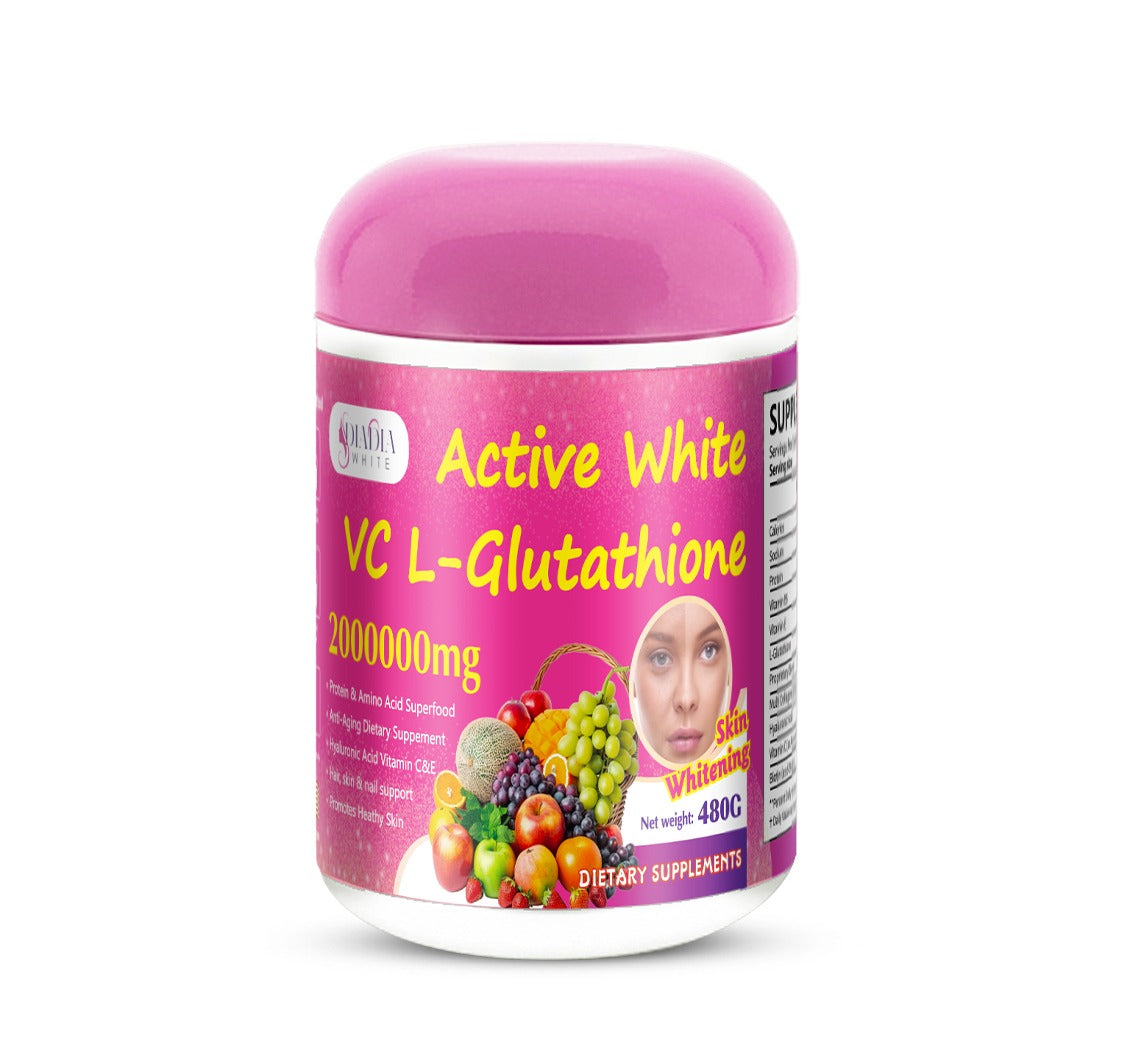 white VC L-Glutathione Supplement