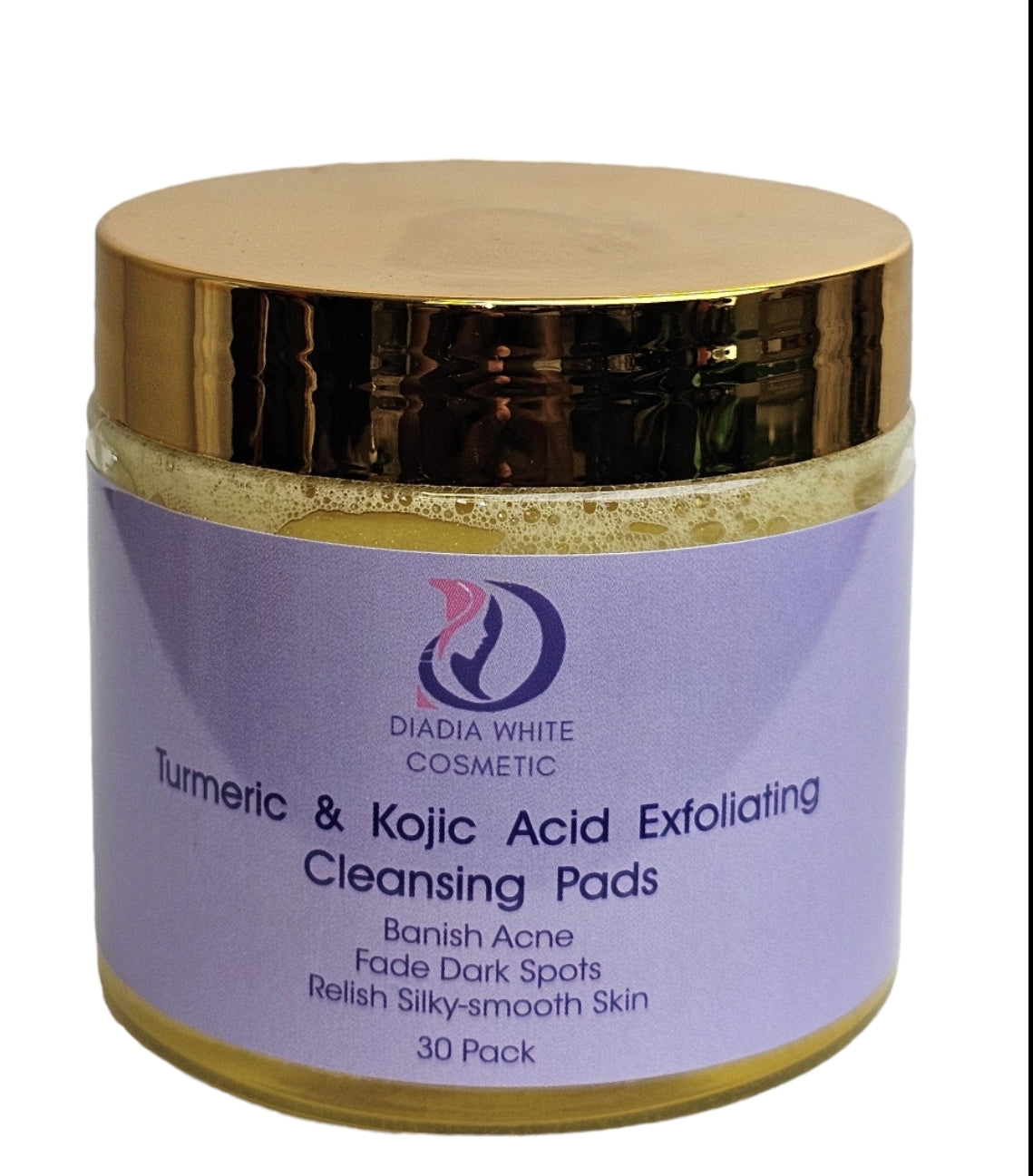 turmeric and kojic acid exfoliating cleansing pads
