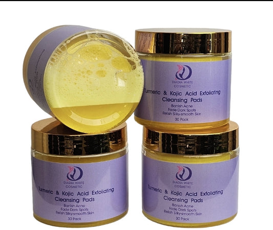 Turmeric & Kojic Acid Exfoliating Cleansing Pads