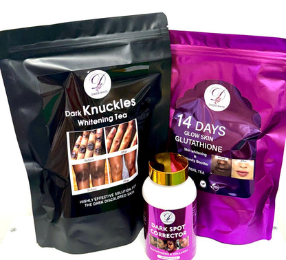 dark knuckles whitening tea