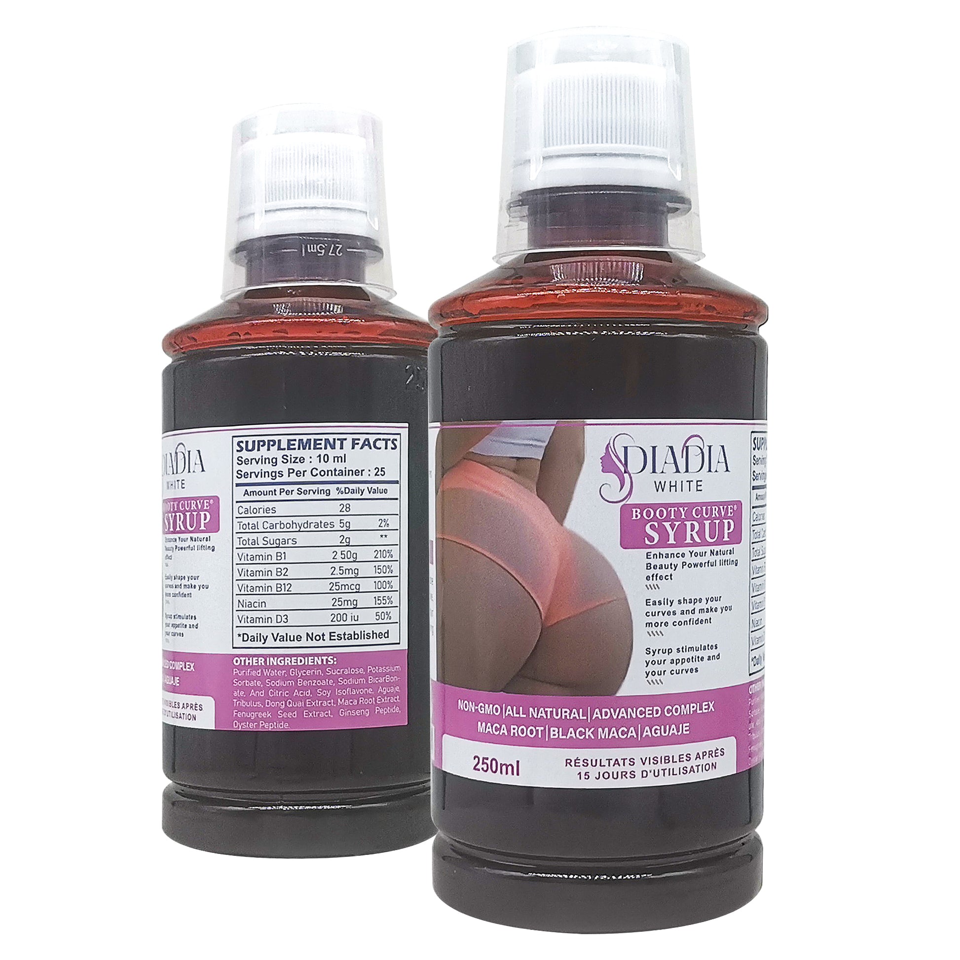 Booty Curve Syrup enhances your butt