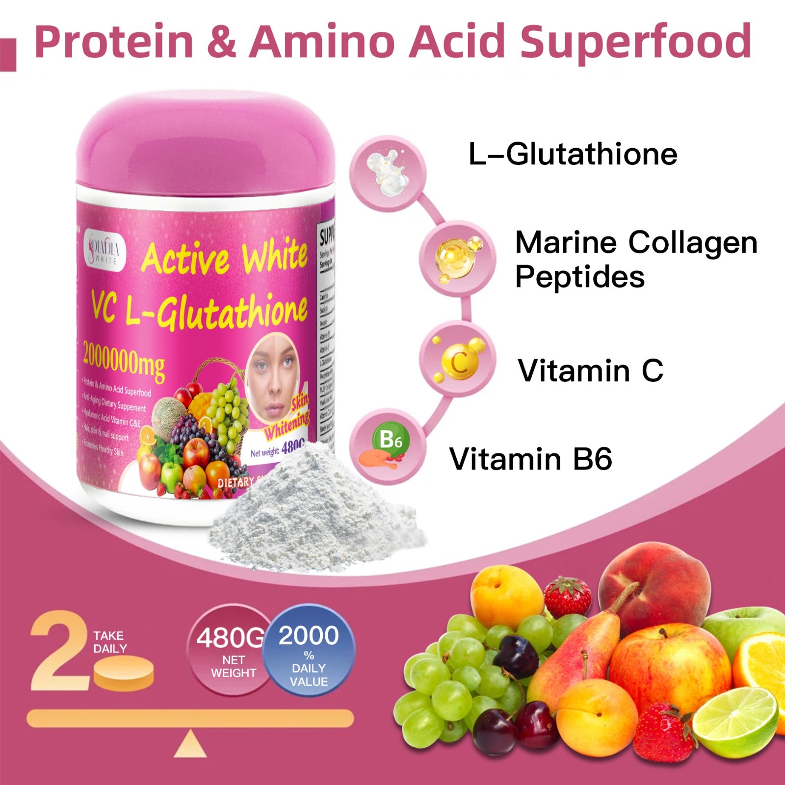 Glutathione Collagen Supplement