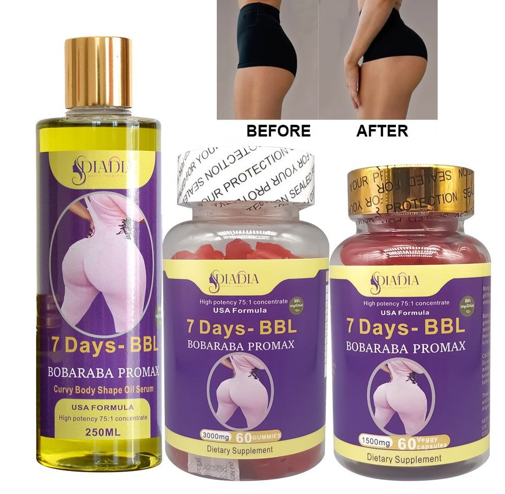 7Day BBL Promax - Body Oil, Tablets, & Gummies