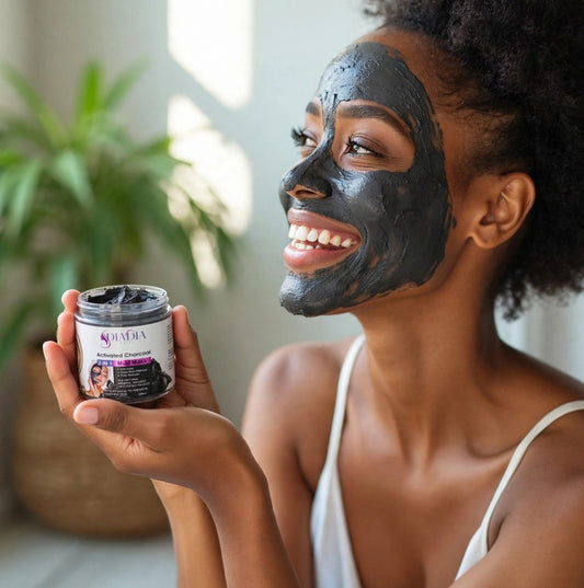 Activated Charcoal Mud Mask - Clears Acne, Reduces Pore Size!