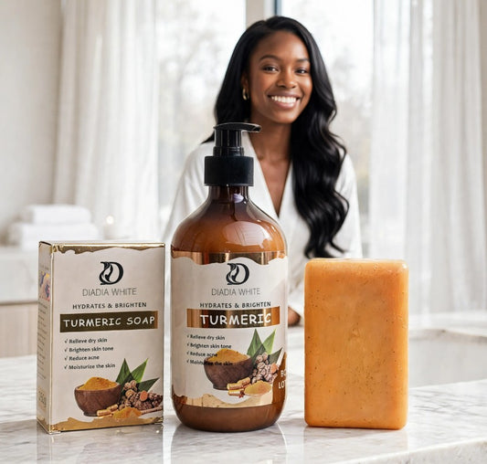 Hydrates & Brighten Turmeric Soap and Body Lotion Set