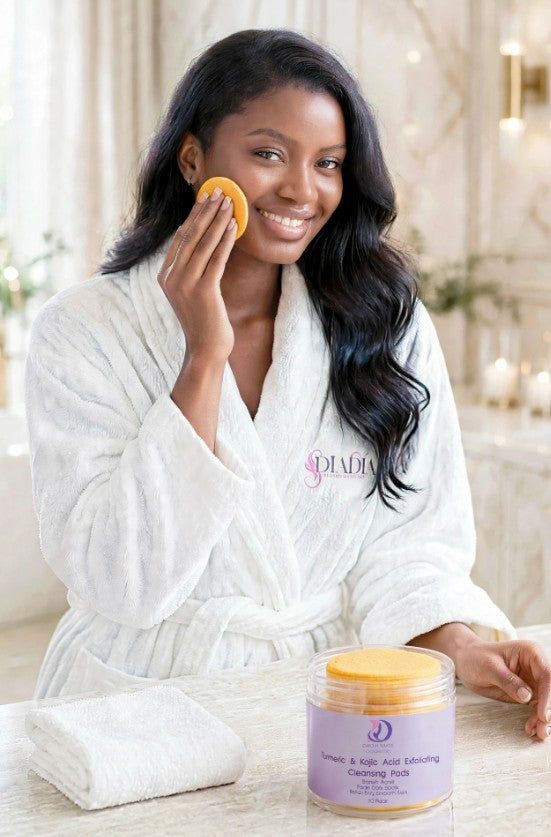 The Power Duo! Turmeric & Kojic Acid Exfoliating Cleansing Pads