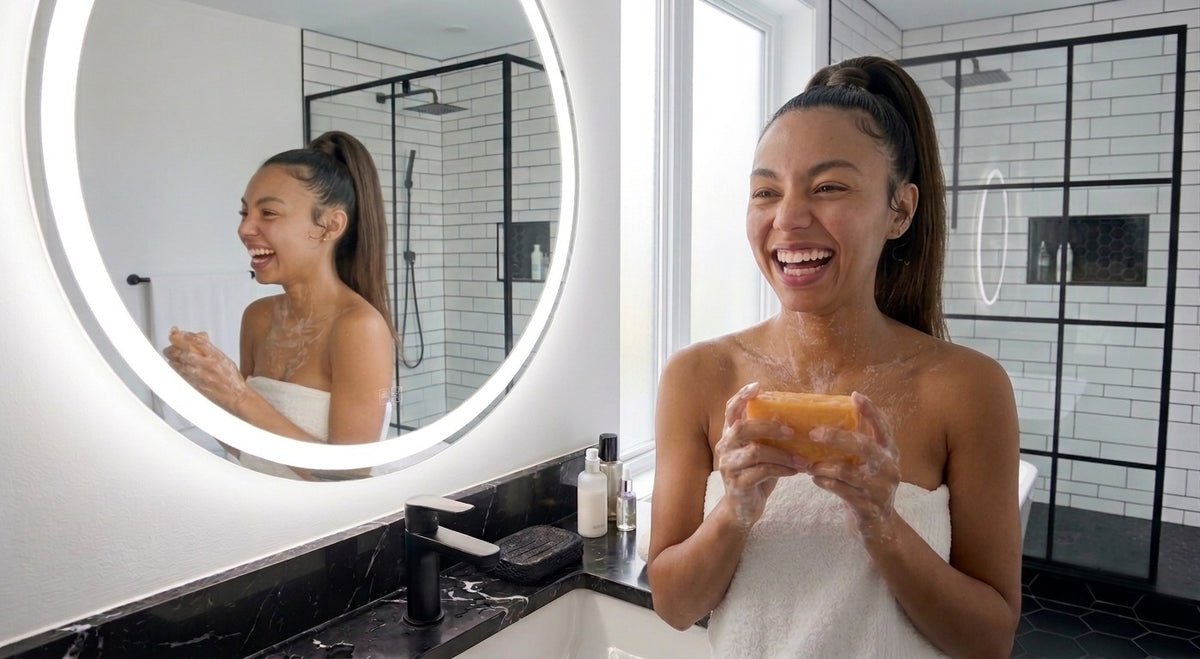 Clear, Smooth, and Balanced Skin with Turmeric Soap | Banishes Acne, Fades Dark Spots & Evens Tone