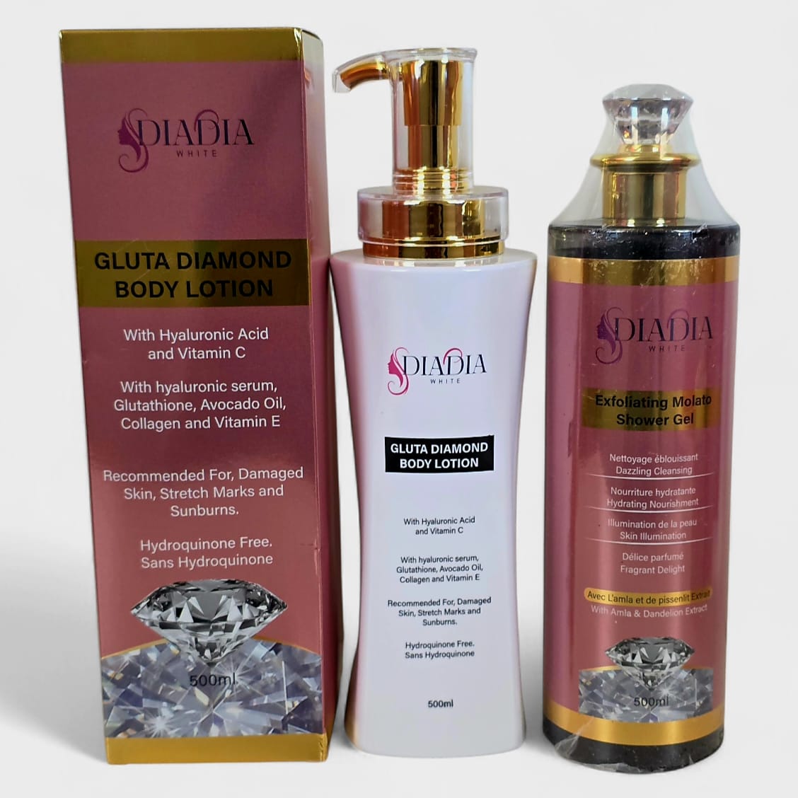 Whitening Body lotion Molato Gluta Diamond Super Lightening