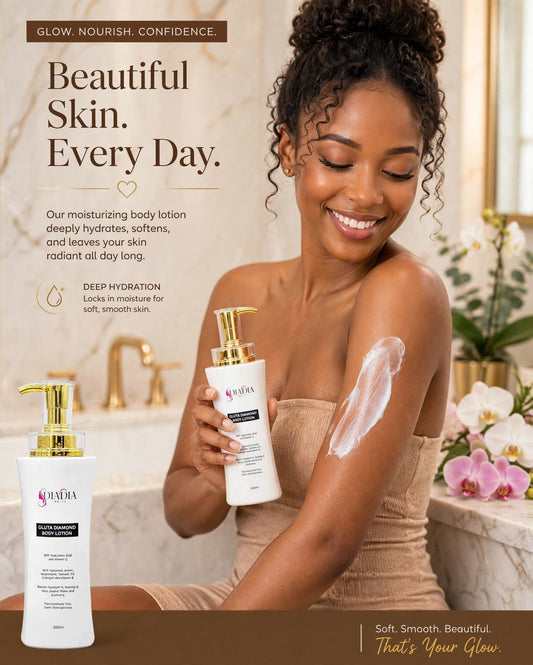 Gluta Diamond Body Lotion with Hyaluronic Acid & Glutathione