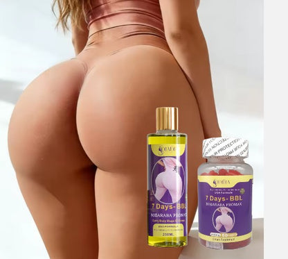 7 Day BBL Body Oil and Gummies Set