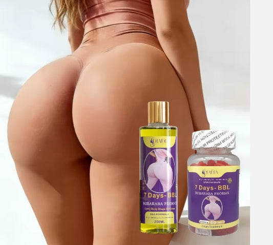 7 Day BBL Body Oil and Gummies Set