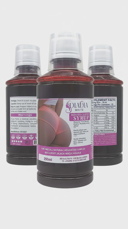 7Days BBL Booty Curve Big Butt Protein Powder & Booty Syrup Set