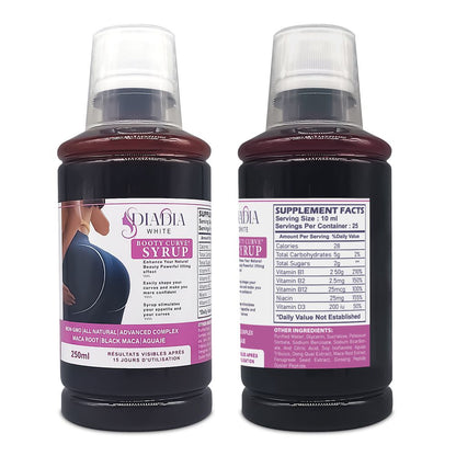 7DAY BBL  Booty Curve Syrup | Natural Curve Enhancement & Vitamin Complex (25 Servings)