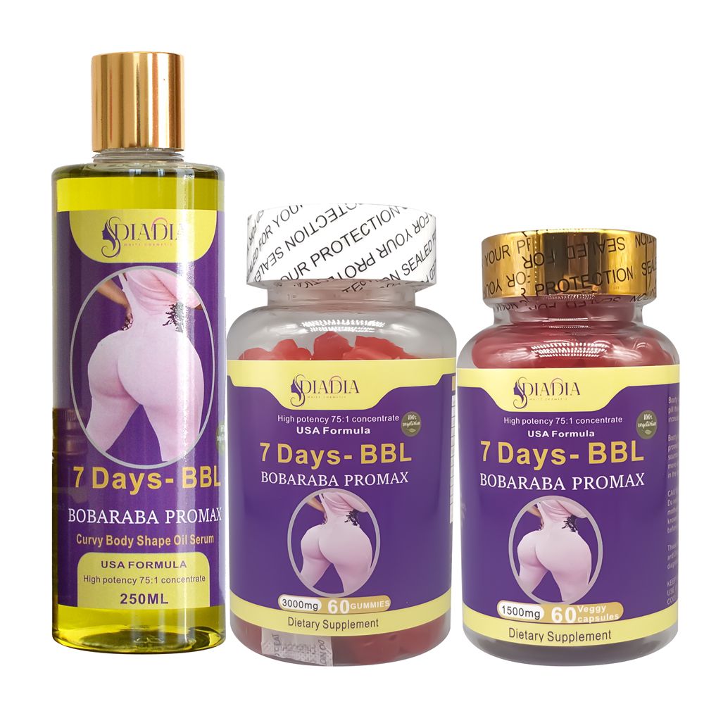7Days BBL BObaraba Promax - Curvy oil, Capsules & Gummies (USA Formula)