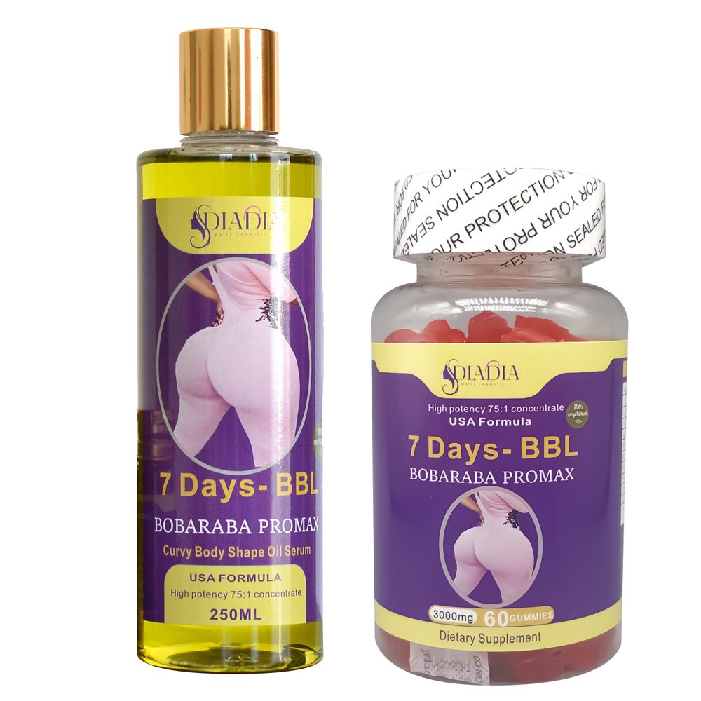 7 Day BBL Body Oil and Gummies Set