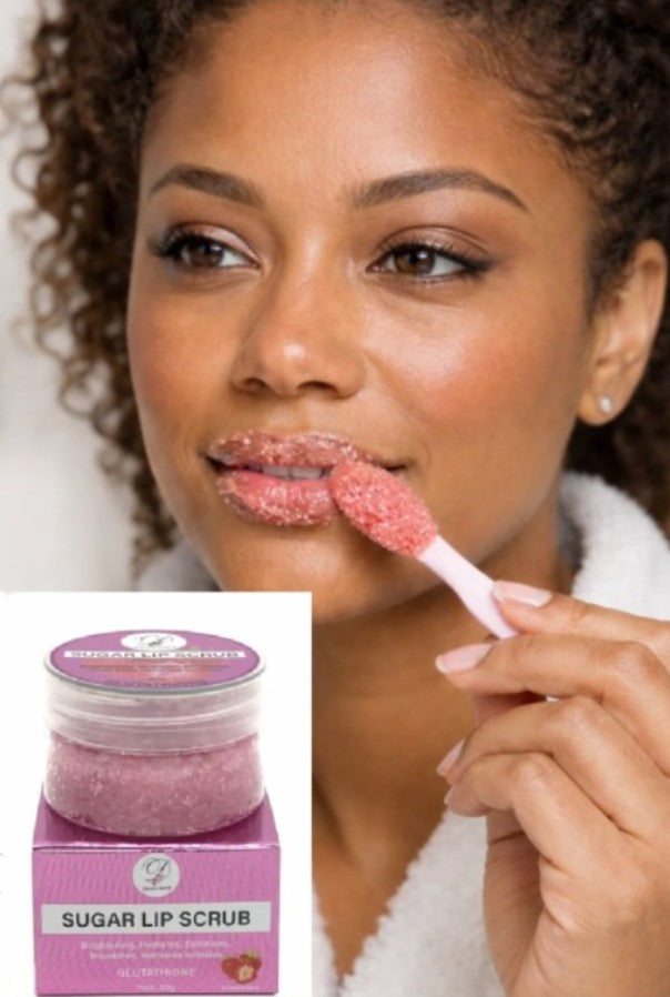 Sugar Lip Scrub with Glutathione 🍓Strawberry