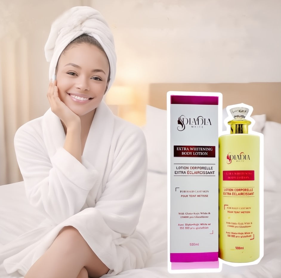 Extra Whitening Body Lotion with Glutathione & Kojic White